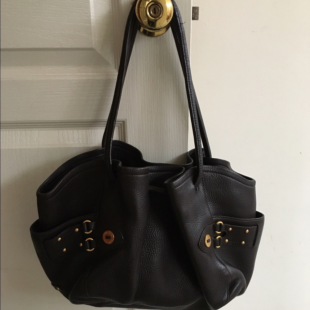 Cole Haan espresso brown satchel