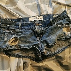 Distressed Hollister Shorts