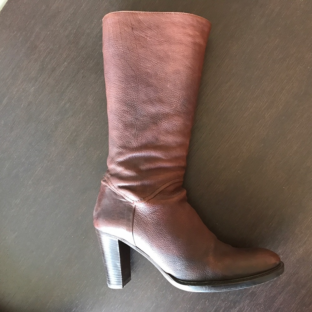 Leather Kenneth Cole boots.