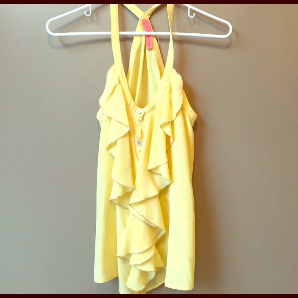 racerback button up silk tank