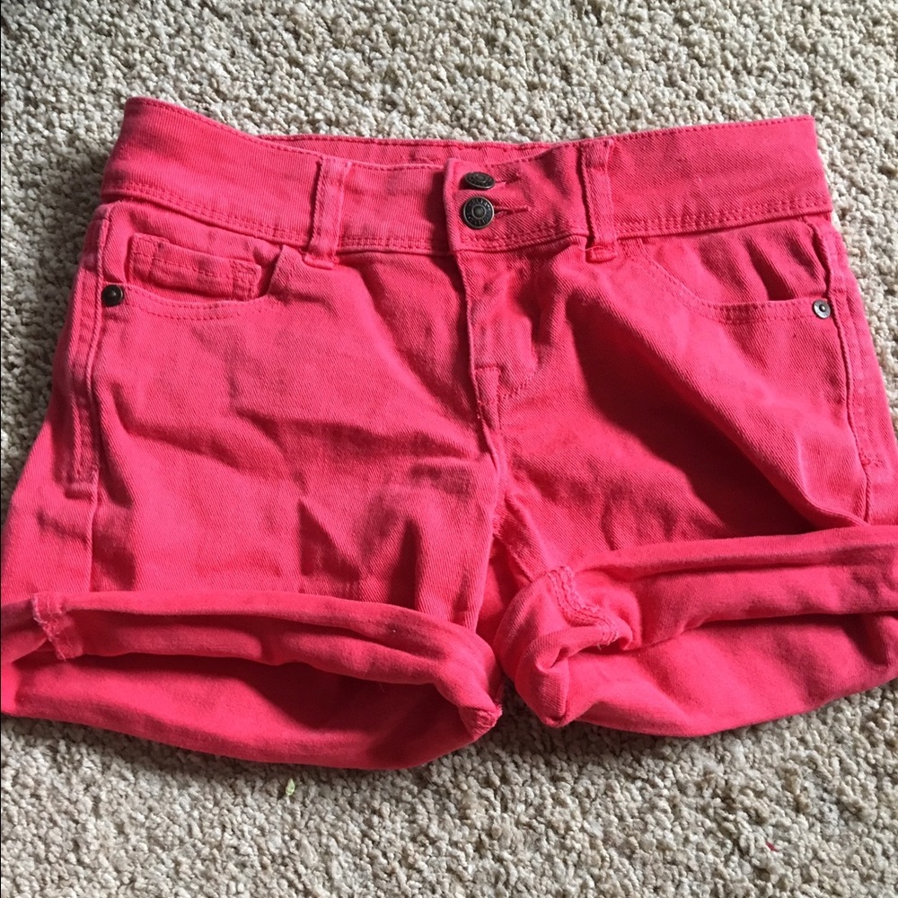 Red shorts