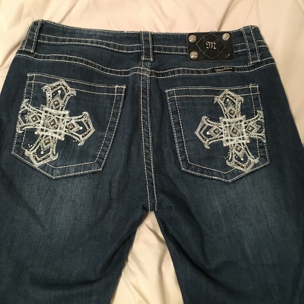 Miss Me Style#JP5078-2 Dark wash, boot cut jeans