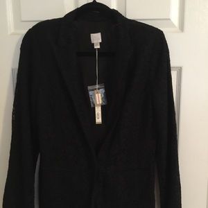 Black lace blazer