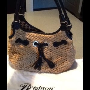 MOVING SALE!! Brighton Woven Hobo Bag