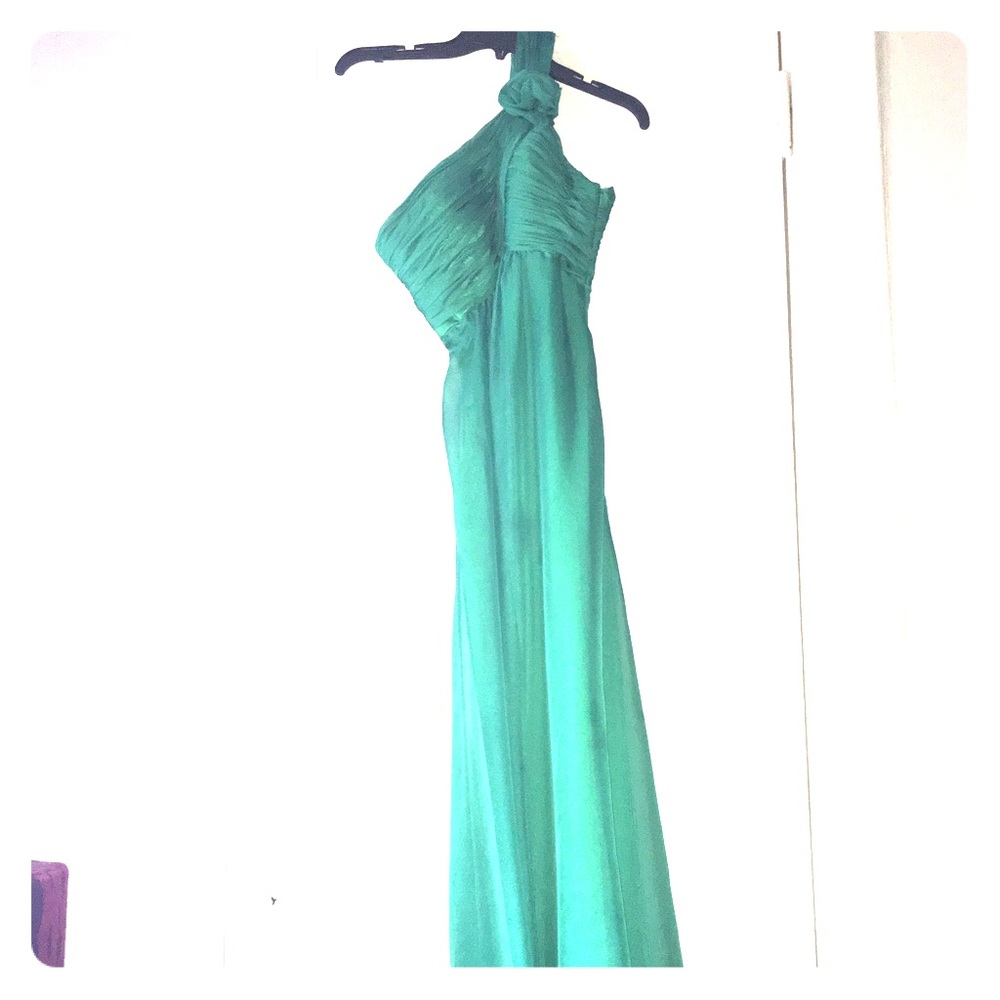 Turquoise formal gown