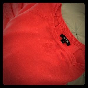 Coral sweater shirt