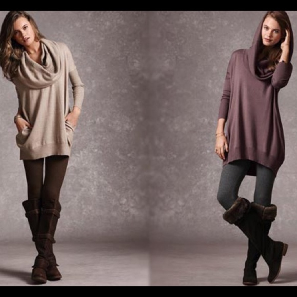 Tan Victoria's Secret Kiss of Cashmere Sweate