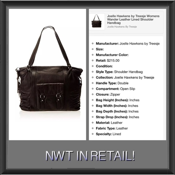 Joelle Hawkens by Treesje Wander Black Leather Bag - Picture 3 of 8