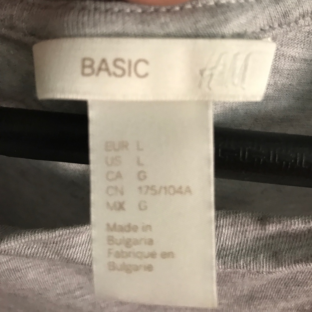 Basic Gray Tee - Picture 2 of 2