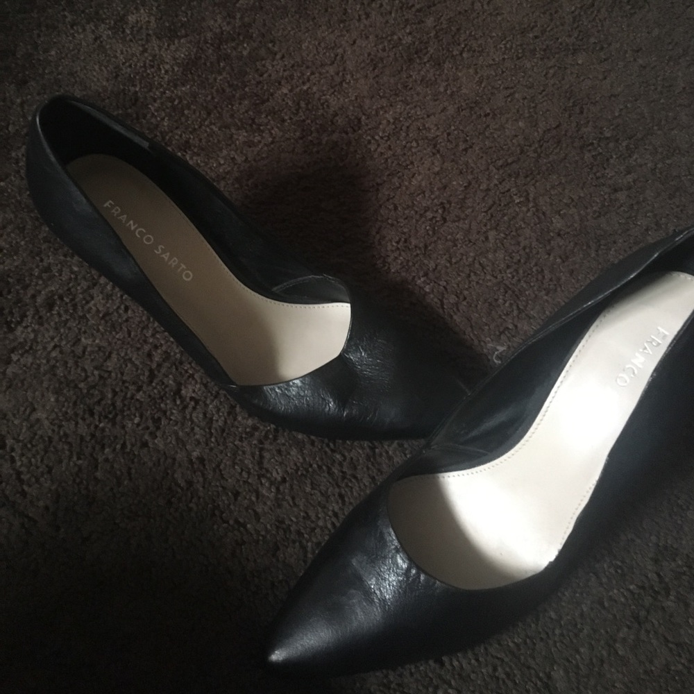 Franco Sarto black heels