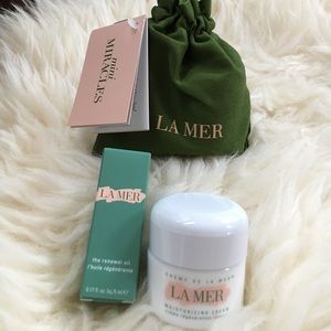 La Mer cream and renewal oil