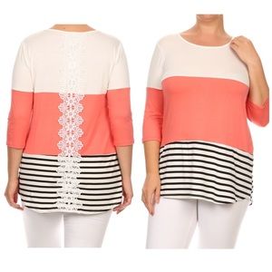 Take 50% off LAST ONE❤️Plus coral tunic