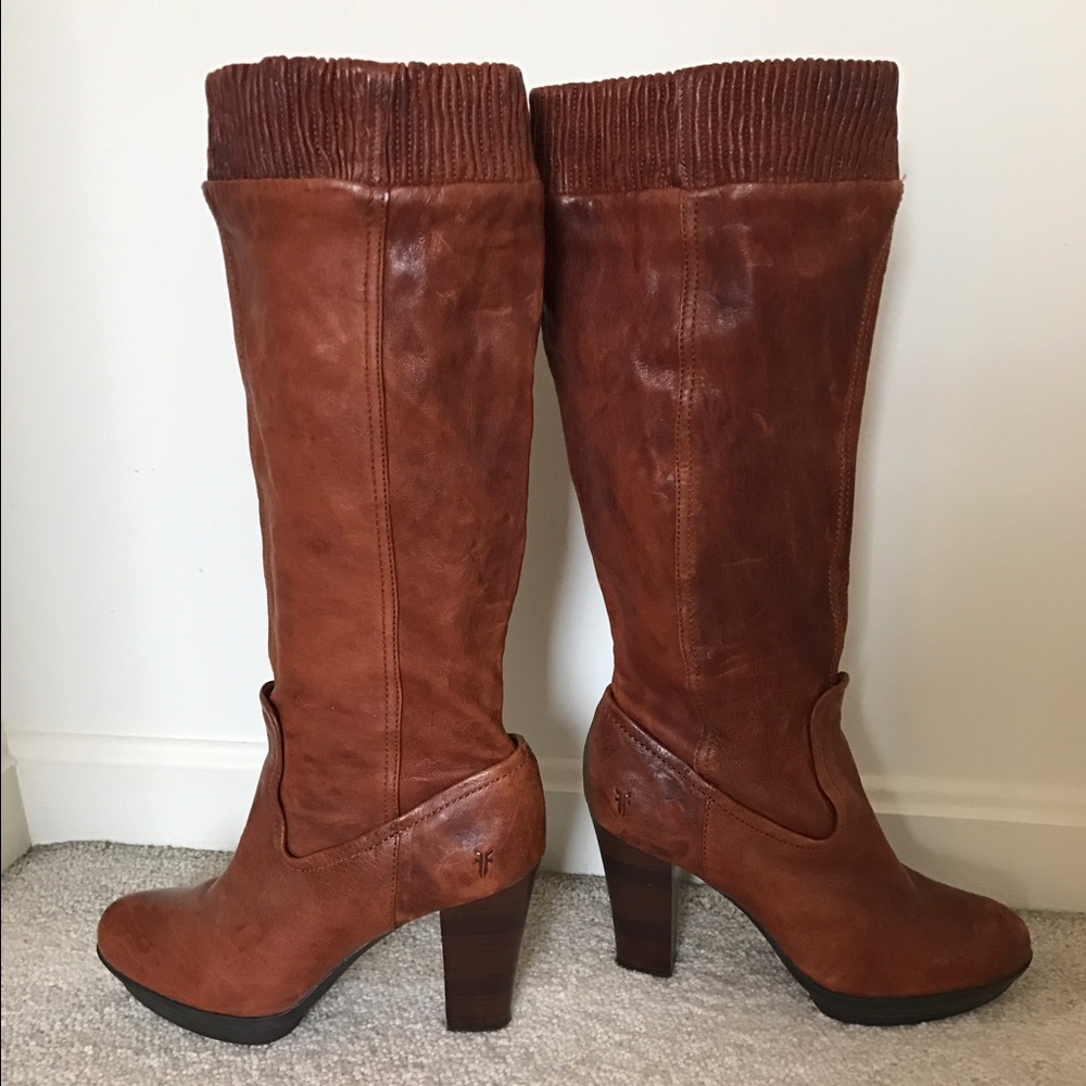 Frye Mimi scrunch boot sz 9