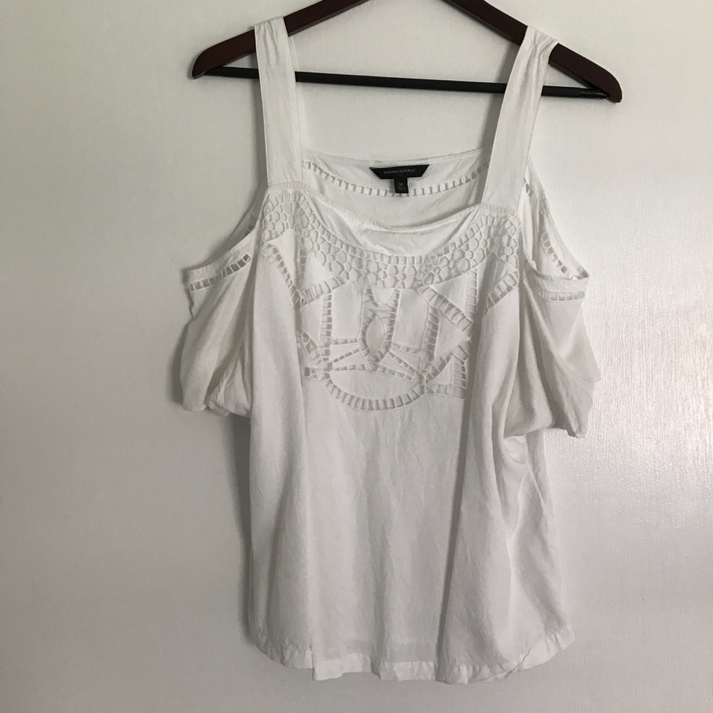 Banana Republic Cold Shoulder Top
