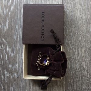 Louis Vuitton berg gambling ring purple x gold