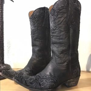 Black Old Gringo Boots