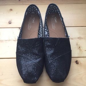 Toms black sparkle