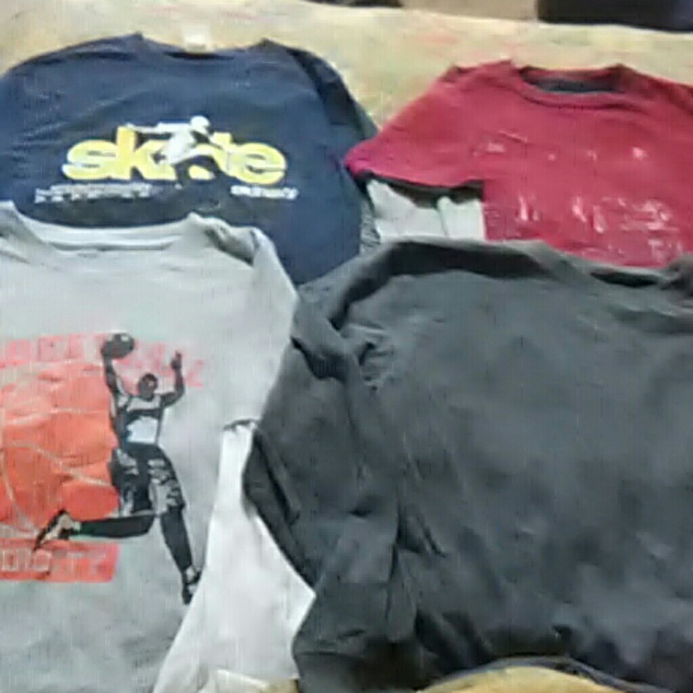 Boys sz 12/14 long sleeve shirt bundle