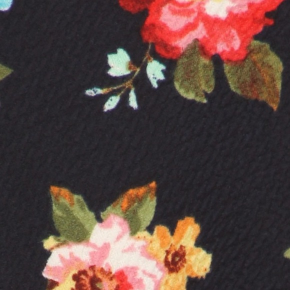 Take 50% off Plus❤️A-line Textured Floral skirt - Picture 3 of 5