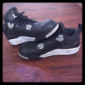 Nike Mens Air Jordan 4 Retro LS "Oreo" size 8.5 US