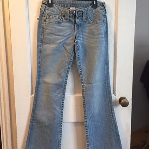 True Religion flared leg jeans