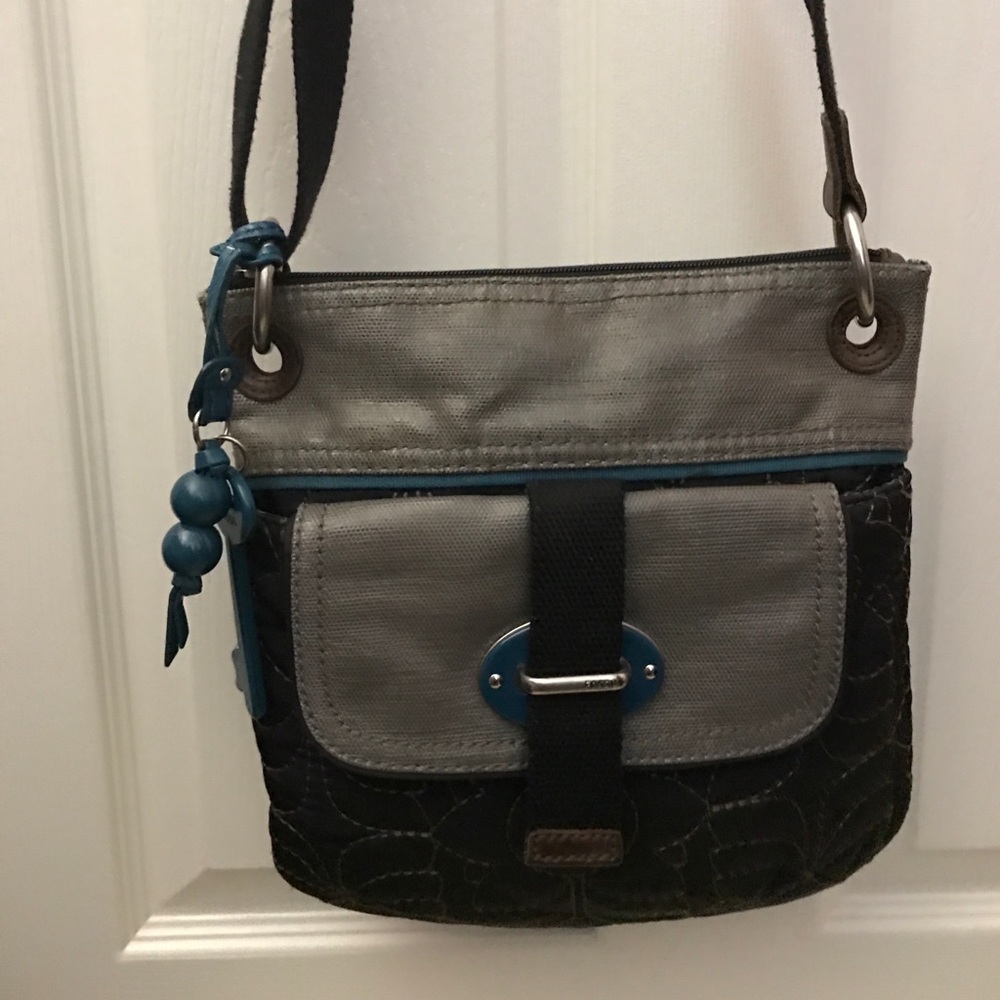 Fossil key per Quilted LIKE NEW