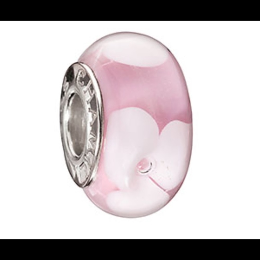 Chamilia Pink petal Muranos.