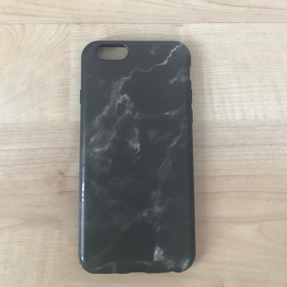 Black marble iPhone 6 case