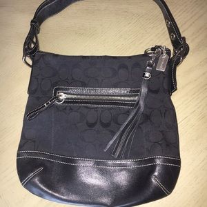 Coach black signature H04k-9362 bag