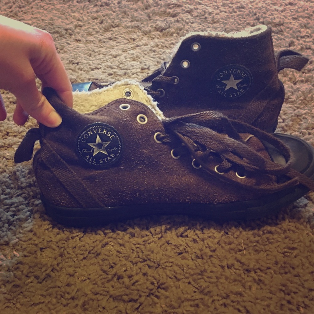 Suede and Wool All Star Converse!