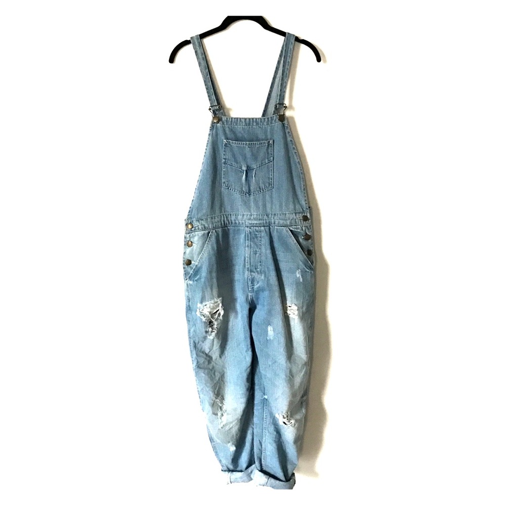 ZARA Denim overalls size 4.