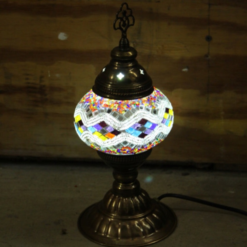 Traditional fancy mozaic lamps