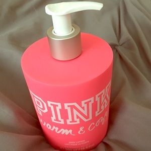 Pink warm and cozy body lotion💗