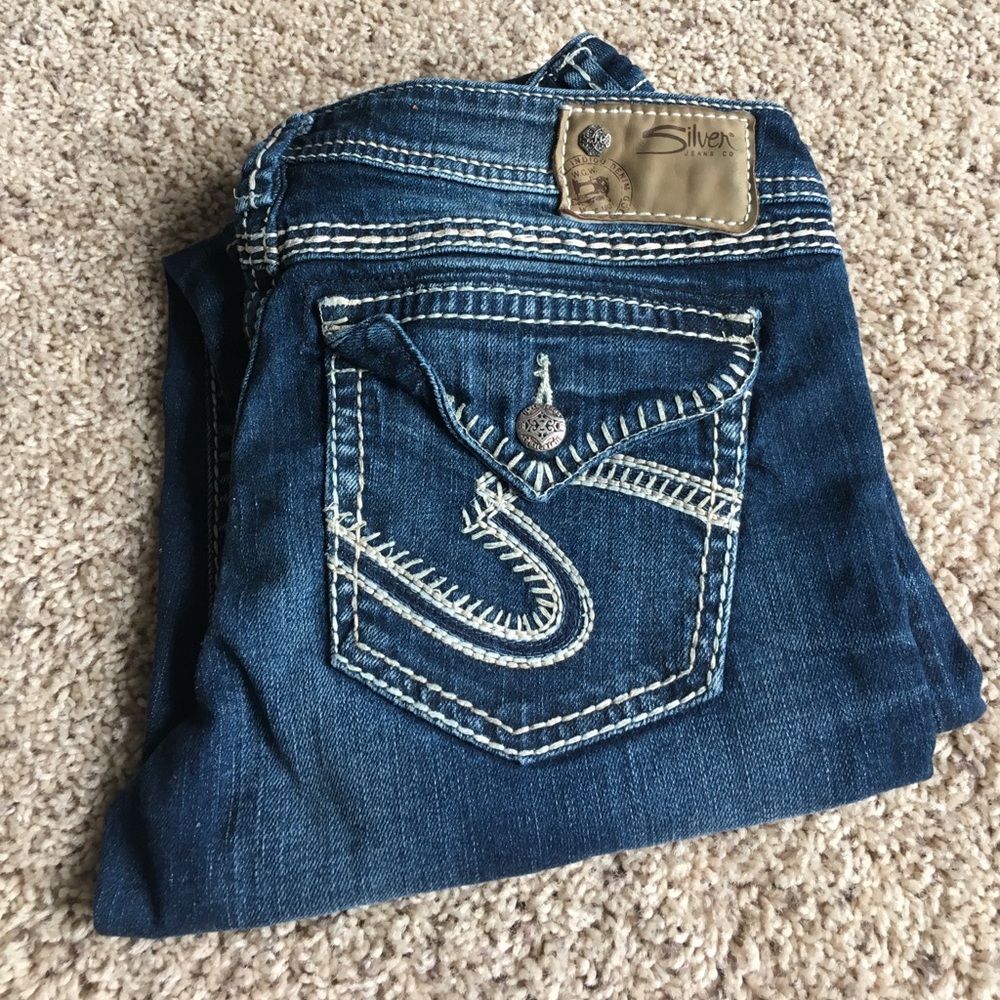 silver jeans!!!