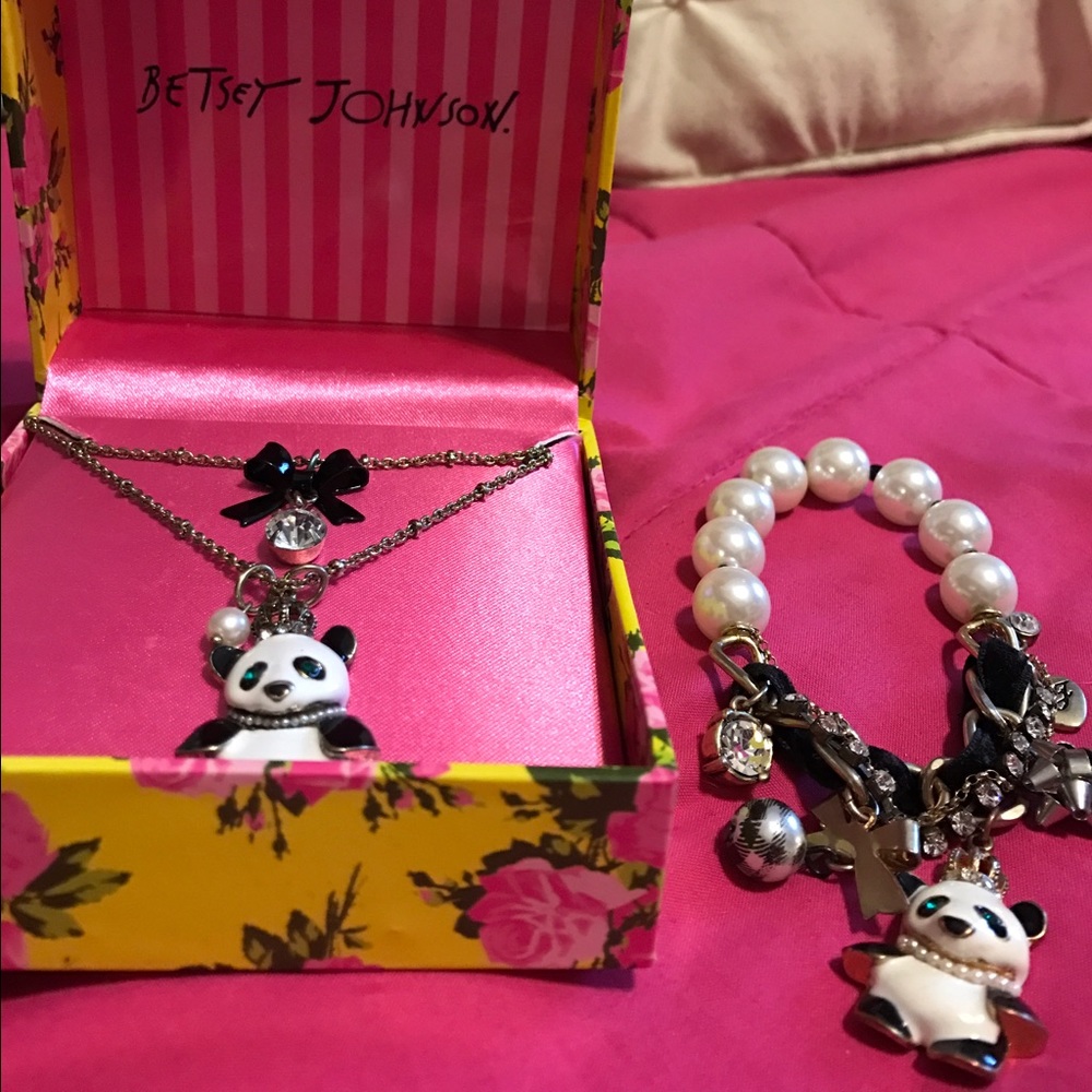 Matching bracelet and necklace