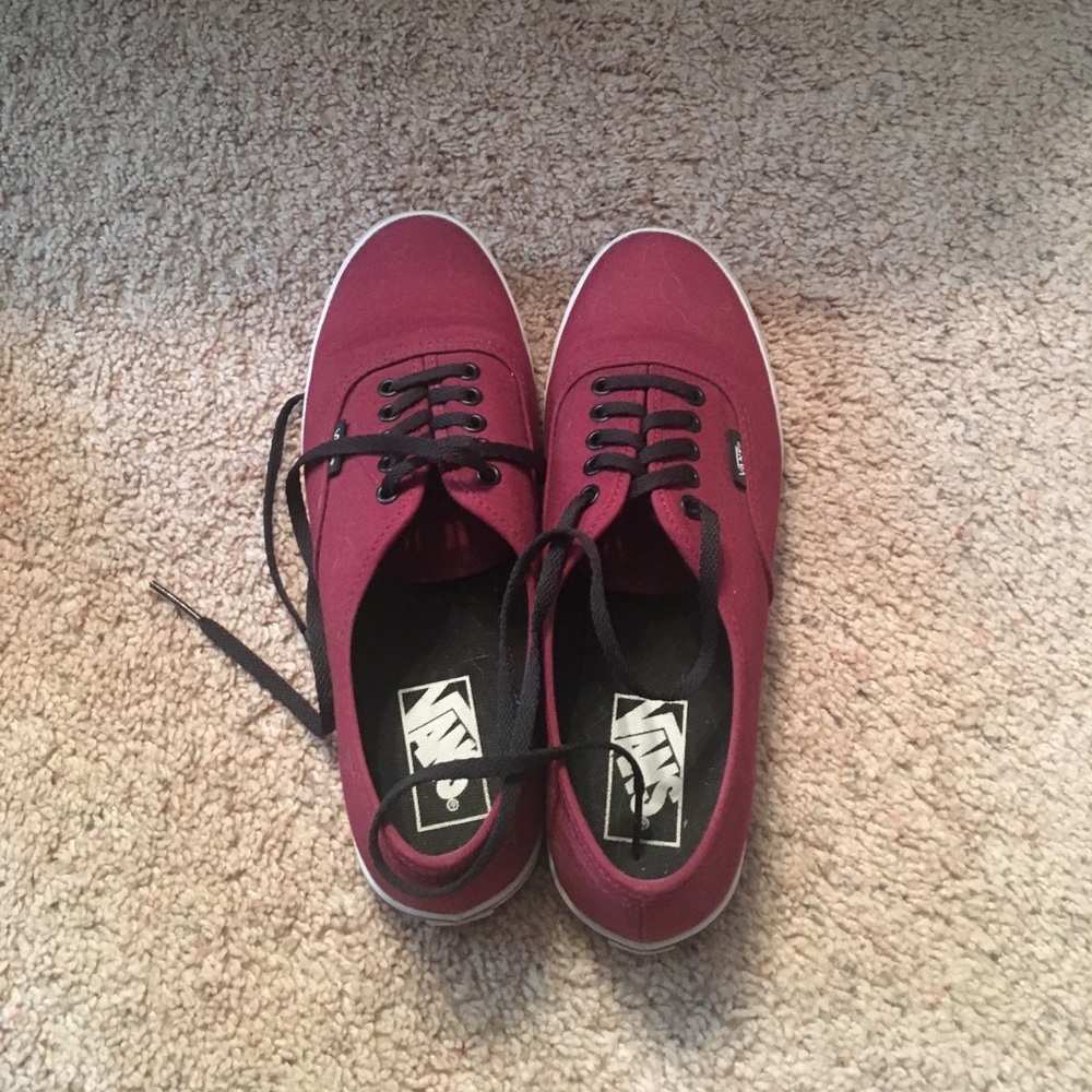 Maroon VANS