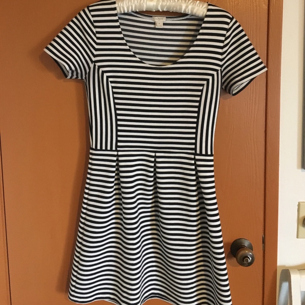 J crew stripe dress