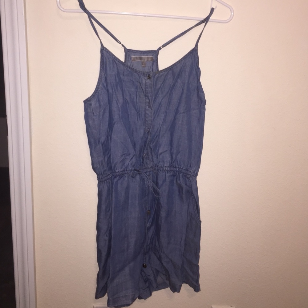 Denim Romper