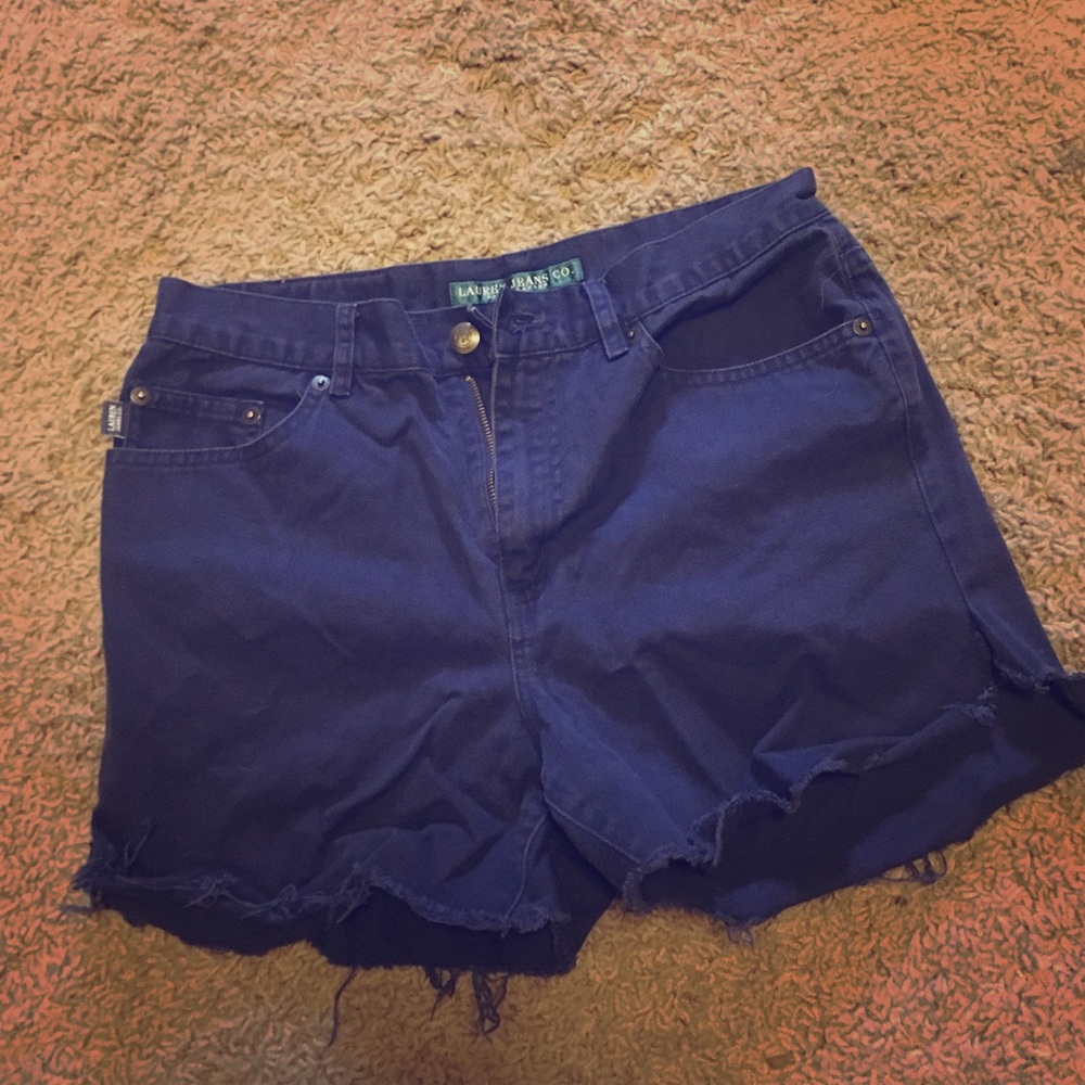 High Waisted  Navy Blue Shorts!