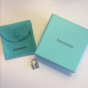 Tiffany & Co. sterling silver lock charm