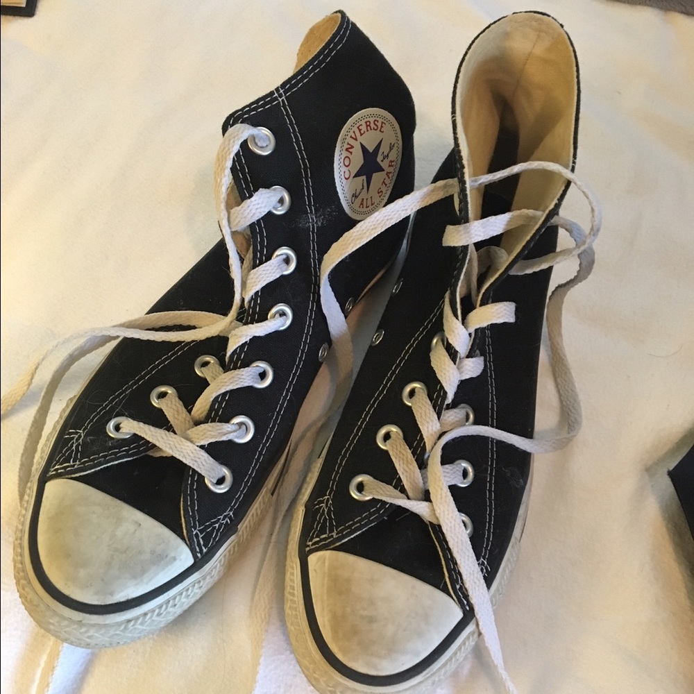 Black High Top Converse