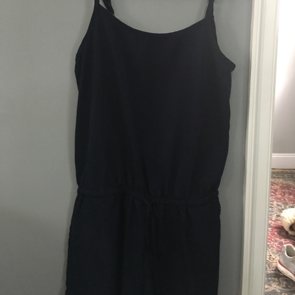 Navy Romper