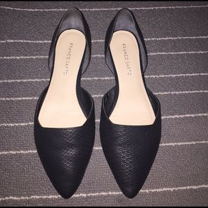 Franco Sarto black flats
