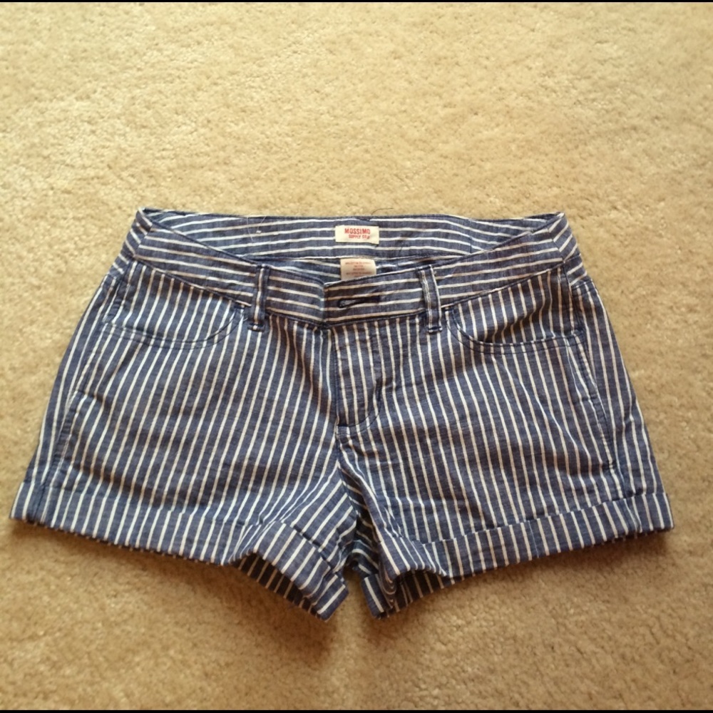Pinstripe Shorts