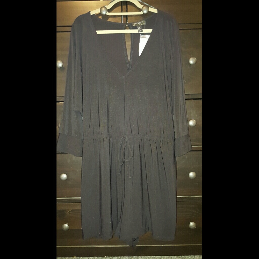 Plus sized short romper
