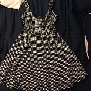 Black/white polka dot dress from Forever 21