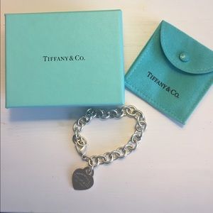 Tiffany & Co. heart charm bracelet