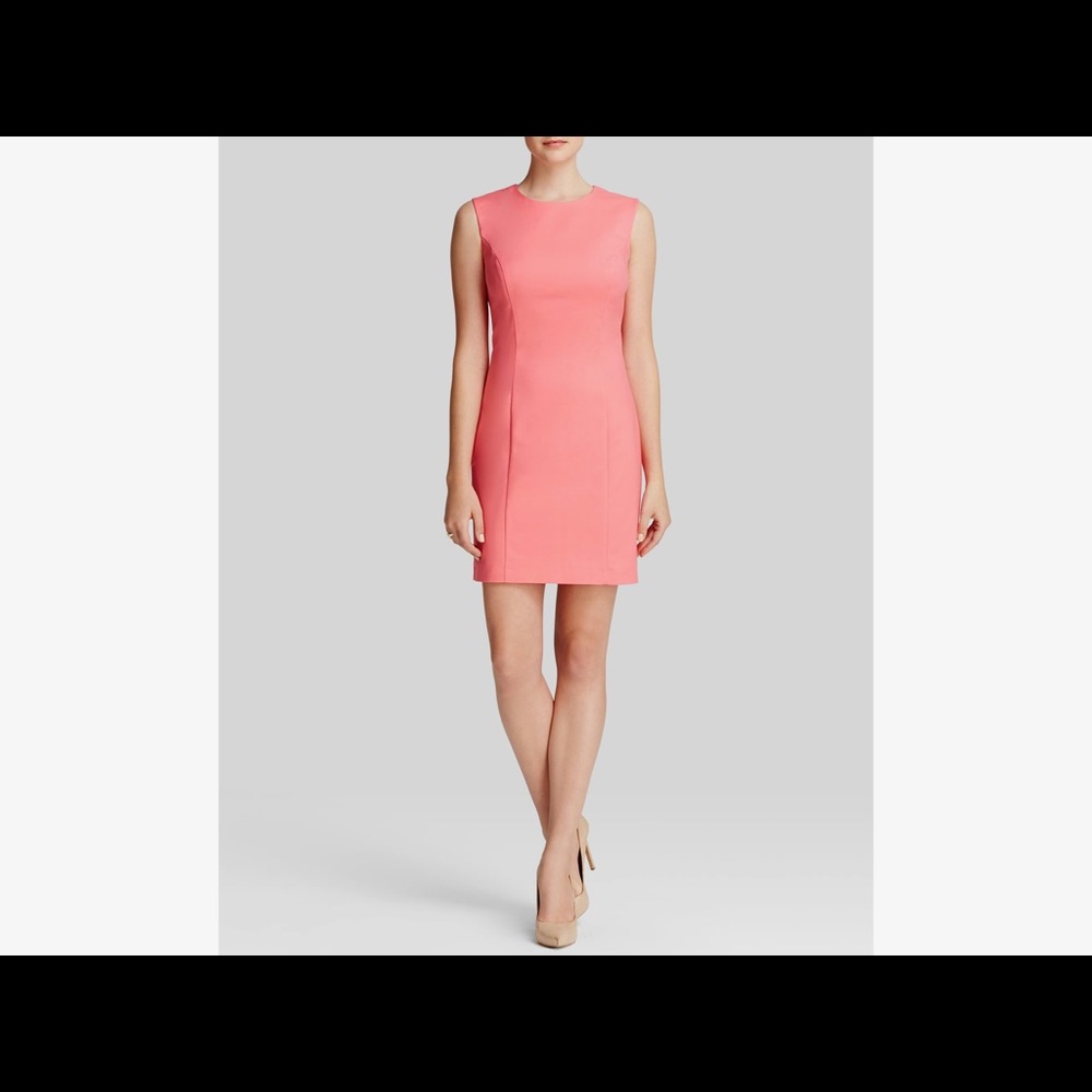 French connection pink dress sz 2