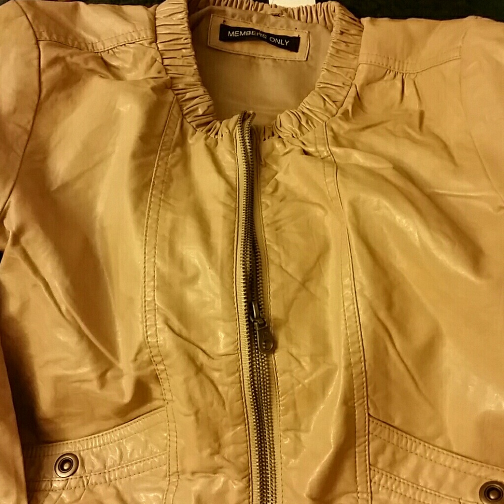 Members Only Tan Jacket;-)NWT!