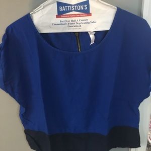Short Sleeve Blue top